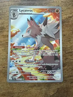 Lycanroc 166/159 IR Illustration Rare Pokemon Journey Together Card - Image 1