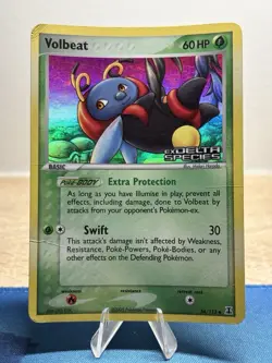 Volbeat 56/113 Ex Delta Species Reverse Holo Foil Pokemon Card MP - Image 1