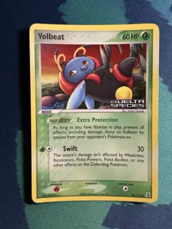 Volbeat 56/113 Ex Delta Species Reverse Holo Foil Pokemon Card MP - Image 2
