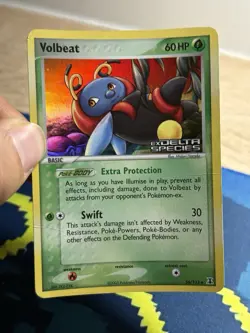 Volbeat 56/113 Ex Delta Species Reverse Holo Foil Pokemon Card MP - Image 3
