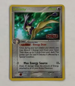 Pokemon Delcatty 8/108 Reverse Holo Foil Rare Card LP EX Power Keepers Stamped - Image 1