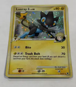 Pokemon LUXRAY GL Card 9/111 Holo Rare Rising Rivals LP Light Play TCG English - Image 2