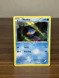 Mudkip 33/160 Primal Clash Holo Common Pokemon Card - Image 1