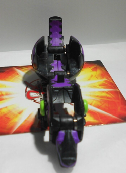 Bakugan Phaedrus Black Darkus Battle Planet B300 - Phaedrus Card - 2 cores - Image 4