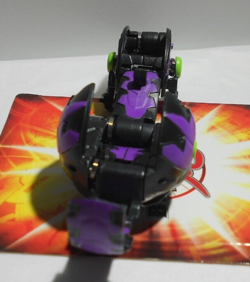 Bakugan Phaedrus Black Darkus Battle Planet B300 - Phaedrus Card - 2 cores - Image 5