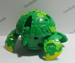Bakugan Turtonium Green Ventus Battle Planet B500 - card - cores - Image 5