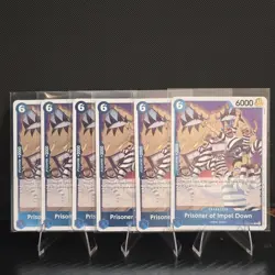 One Piece OP16 Prisoner of Impel Down Lot Of 6 Cards - Image 1