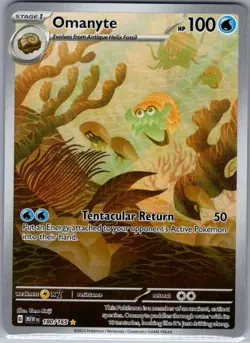 Omanyte 180/165 SV: Scarlet & Violet 151 - Pokemon Card - NM - Image 1