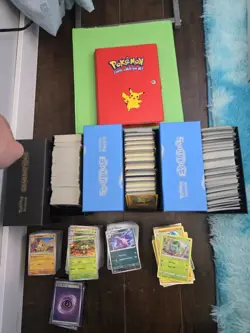 Pokemon Huge Bulk Lot Of Cards Multiple Eras And Binder Reverses And Holos - Image 1