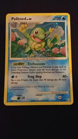 Pokemon / Politoed / Holo / Legends Awakened / Light-played / 12-146 - Image 1
