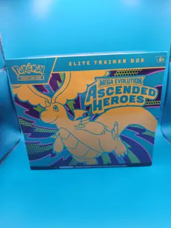 Pokemon TCG Mega Evolution: Ascended Heroes Elite Trainer Box 65 Cards 2025 EN - Image 1