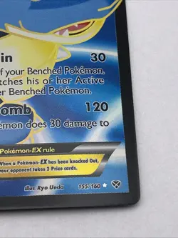 Pokemon TCG Blastoise EX Holo Ultra Rare Card 155/160 XY Base Set 2014 - Image 3