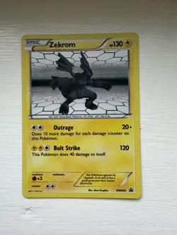 Zekrom BW005 Black & White Holo Promo Pokemon Card - Image 1