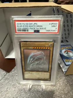 PSA 9 Blue Eyes White Dragon 20AP-JP000 Ghost Rare Japanese Yu-Gi-Oh! Card - Image 2