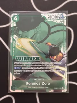 Roronoa Zoro (Winner Pack 2025 Vol. 3) - One Piece Promotion Cards (OP-PR) A - Image 1