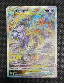 MEWTWO VSTAR GG44/GG70 POKEMON CROWN ZENITH HOLO RARE NM - Image 1