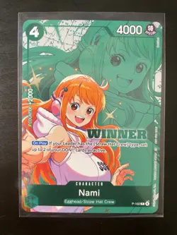 Nami (Winner Pack 2026 Vol. 2) P-102 One Piece Promotion Cards Foil - Image 1
