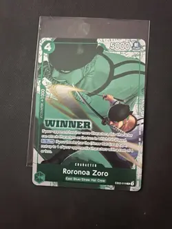Roronoa Zoro (Winner Pack 2025 Vol. 3) - One Piece Promotion Card - Image 1