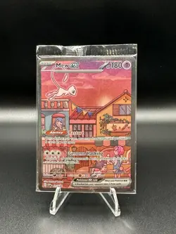 Mew ex 053 Scarlet & Violet 151 UPC Black Star Promo Card Holo Sealed - NM - Image 1