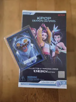 AX 2026 KPOP DEMON HUNTERS Kayou PR Card ANIME EXPO Exclusive DERPY TIGER SEALED - Image 1