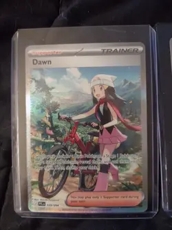 Pokemon TCG Paldean Fates 2-Card Holo Full Art Lot Dawn & Doublade - Image 2