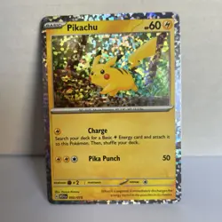 Pikachu Holo 2024 McDonald's Promo Card TCG 002/015 Rare Mint - Image 1