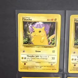 Pokemon TCG Pikachu Lot 4 Cards First Generation Bundle - Image 2