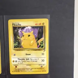Pokemon TCG Pikachu Lot 4 Cards First Generation Bundle - Image 3