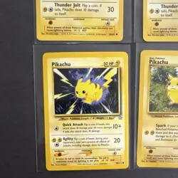 Pokemon TCG Pikachu Lot 4 Cards First Generation Bundle - Image 4