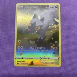Pokemon TCG Crown Zenith Poochyena Full Art Ultra Rare Holo Card GG33/GG70 NM - Image 1