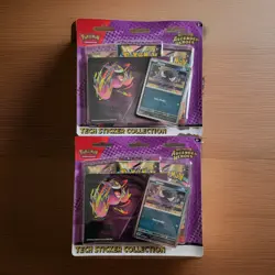 Ascended Heroes 3 Pack Tech Sticker Triple Blister Gastly Pokemon TCG Cards New - Image 1