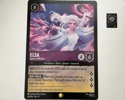 Ravensburger Disney Lorcana Elsa - Spirit of Winter oversized jumbo card - Image 1