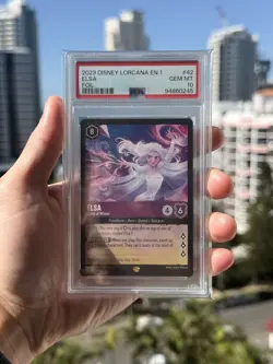 PSA 10 Disney Lorcana EN 1 First Chapter Elsa - Spirit of Winter Foil Legendary - Image 1