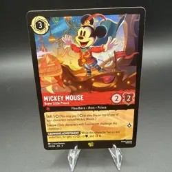 Mickey Mouse - Brave Little Prince 111/204 Legendary Fabled NM Lorcana Disney - Image 1