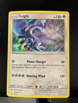 Pokemon TCG Lugia Team-Up Holographic Card 131/181 LP Condition - Image 1