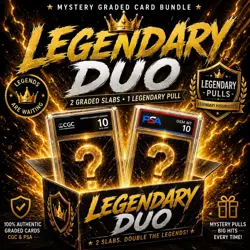 Legendary Duo Slab Pokemon Graded Card Bundle - 2 Graded Slabs - Image 1