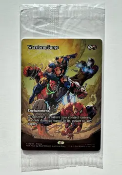 Magic the Gathering Marvel Warstorm Surge Promo Card Sealed Avengers Armageddon - Image 2