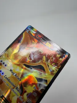 2016 Pokemon TCG Charizard EX XY121 Black Star Promo Full Art Holo Card - Image 3