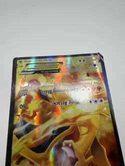2016 Pokemon TCG Charizard EX XY121 Black Star Promo Full Art Holo Card - Image 4