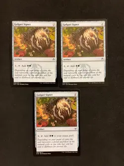 Golgari Signet x3 [2 Guild Kit/1 C16] Magic MTG Cards LP - Image 1