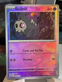 POKEMON DUSKULL 035/131 COMMON HOLOFOIL POKEBALL PRISMATIC EVOLUTIONS NM CARD - Image 1