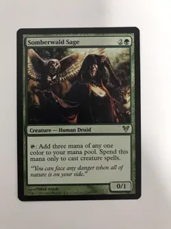 Somberwald Sage MTG Magic the Gathering Card NM Near Mint AVR - Image 1