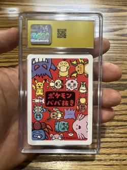 CGC 10 PRISTINE Meowth Old Maid 2019 Japanese Pokemon Card - Image 2