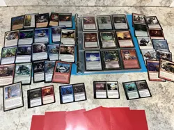 MTG Binder Variety Of Magic The Gathering Cards - Vintage -Onward!+ Mythic/rare! - Image 1