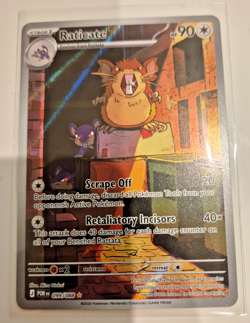 POKEMON CARD -RATICATE PERFECT ORDER 099/088 - ILLUSTRATION RARE - NEAR MINT - Image 1
