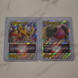 Pokemon TCG 2-Card Lot Giratina VSTAR Regidrago VSTAR Holo - Image 1