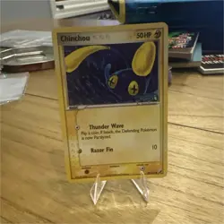 Pokemon TCG Chinchou 50 HP EX Unseen Forces 52/115 2005 English Card holo - Image 1
