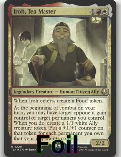 Iroh, Tea Master- (NM)-*Foil*-EN-[TLA - 228] - Image 1