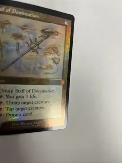 Staff Of Domination Schematic Foil Card #119 MTG LP - Image 2