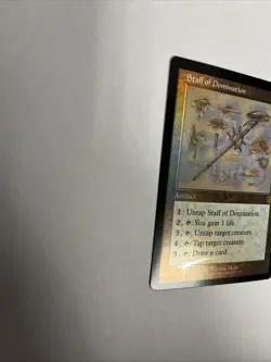 Staff Of Domination Schematic Foil Card #119 MTG LP - Image 5